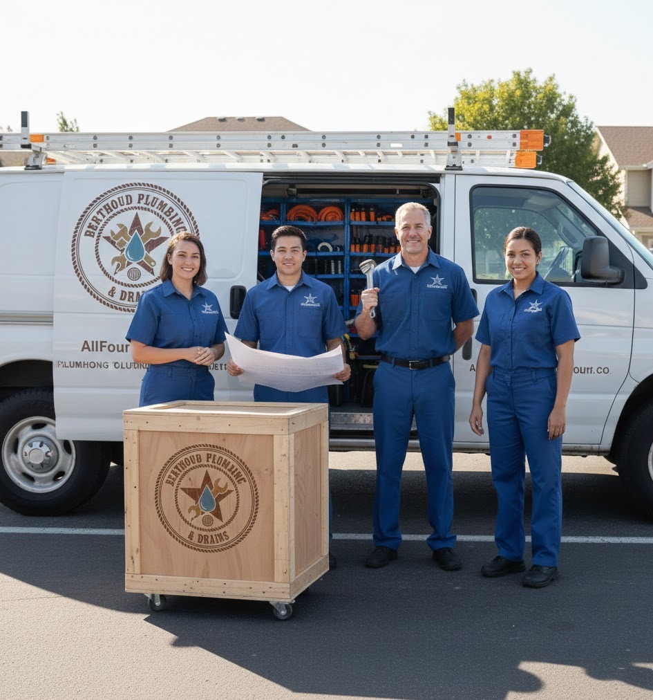 Berthoud Plumbing & Drains Team at Work